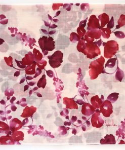 Sybilla シビラ 大判 プリントハンカチ(58cm)compartir(コンパルティー) ピンク