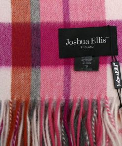 Joshua Ellis ジョシュアエリス レディース マフラー PINK ストール カシミヤ CPG51800