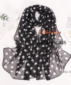 ストール スカーフ マフラー ドット柄 水玉 ロング 春夏 透け感 涼しい 透明感 日除け 薄手 薄地 母の日 プレゼント